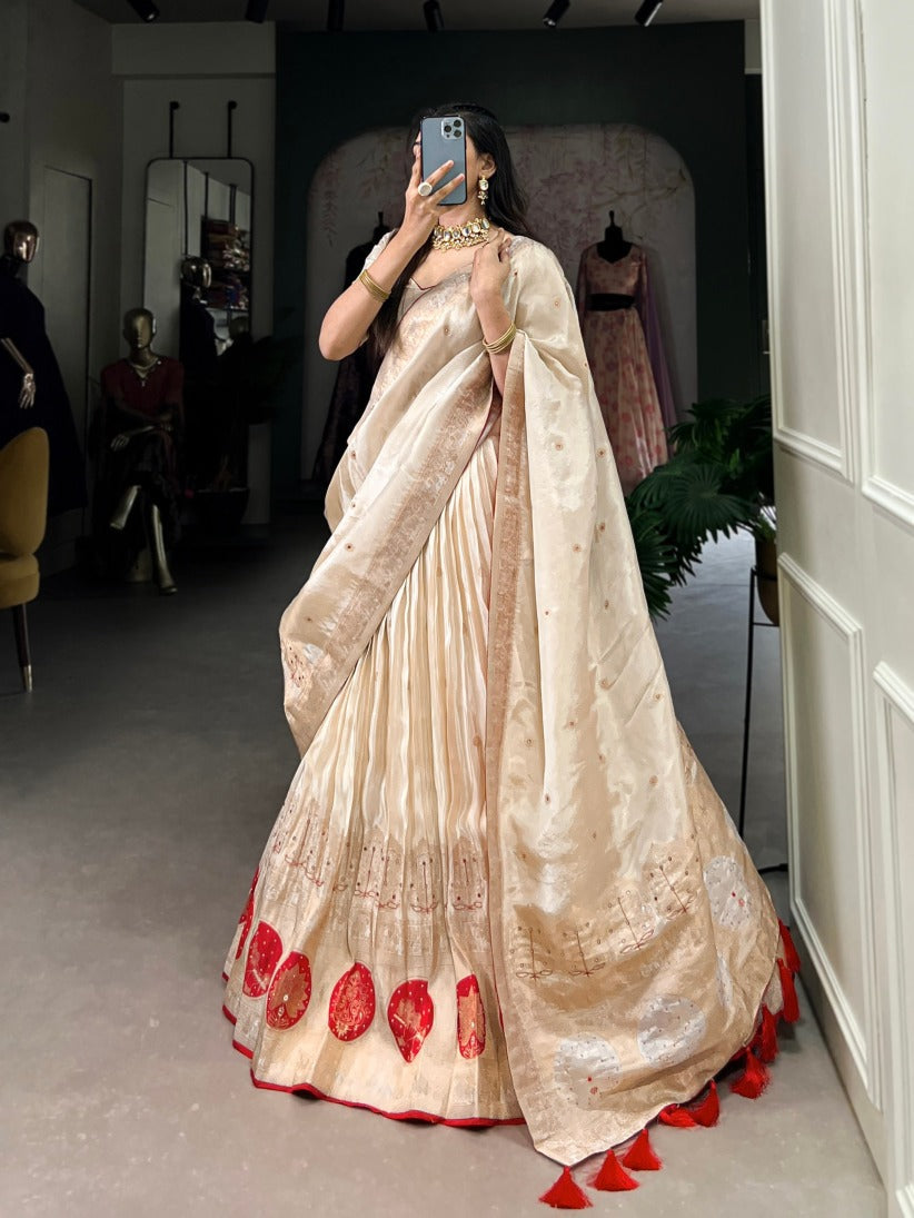 Latest Semi Stitched Lehenga Choli With Dupatta.