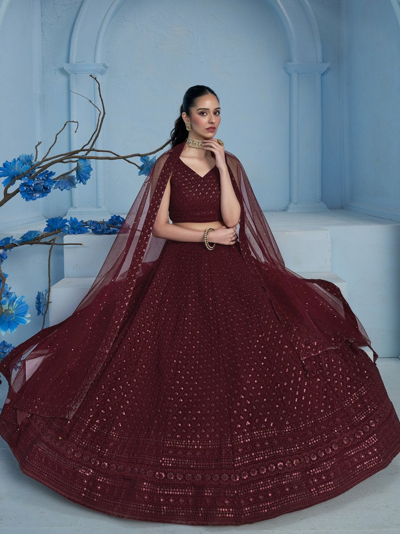 Latest Semi Stitched Lehenga Choli With Dupatta.
