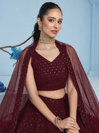 Latest Semi Stitched Lehenga Choli With Dupatta.