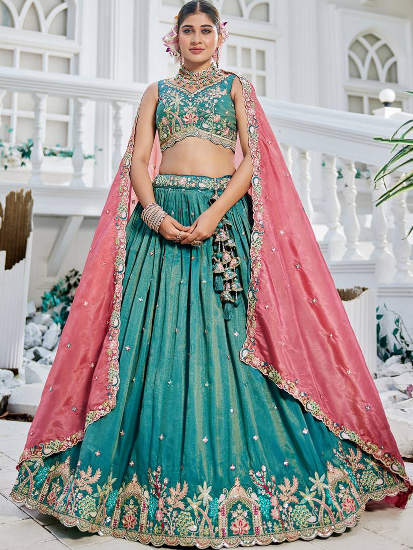 Latest Semi Stitched Lehenga Choli With Dupatta.
