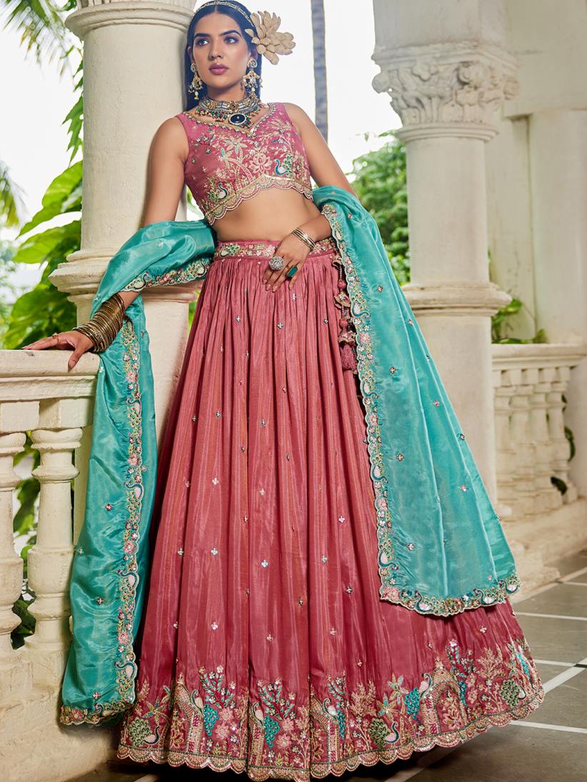 Latest Semi Stitched Lehenga Choli With Dupatta.