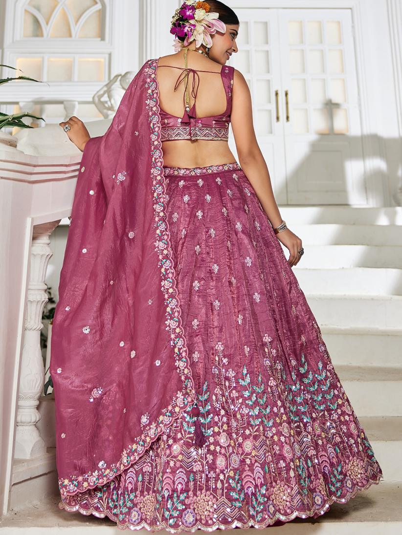 Latest Semi Stitched Lehenga Choli With Dupatta.