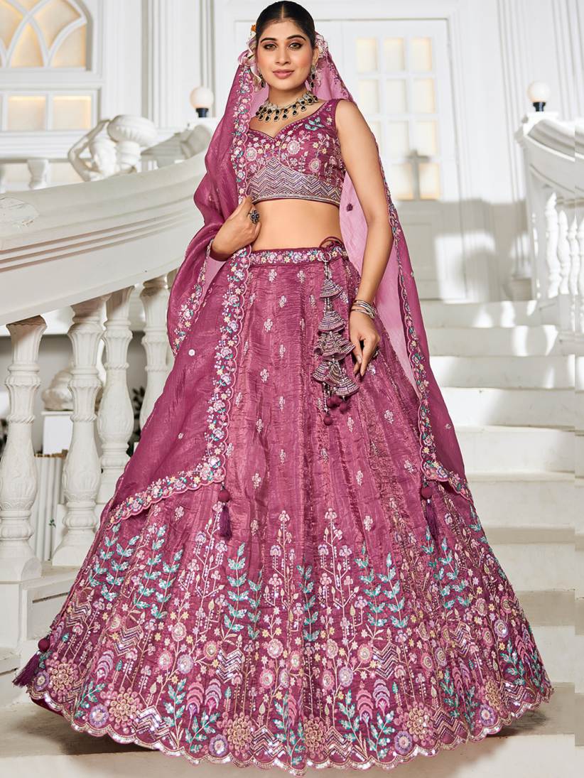 Latest Semi Stitched Lehenga Choli With Dupatta.