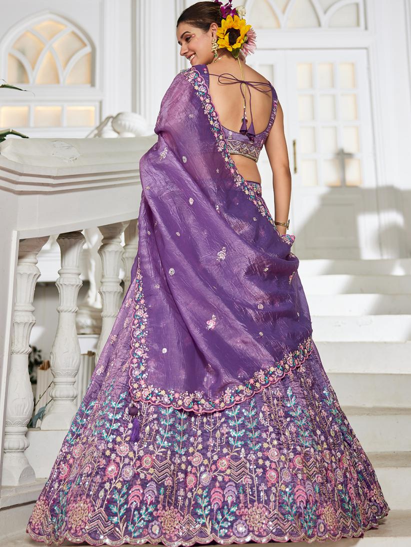 Latest Semi Stitched Lehenga Choli With Dupatta.