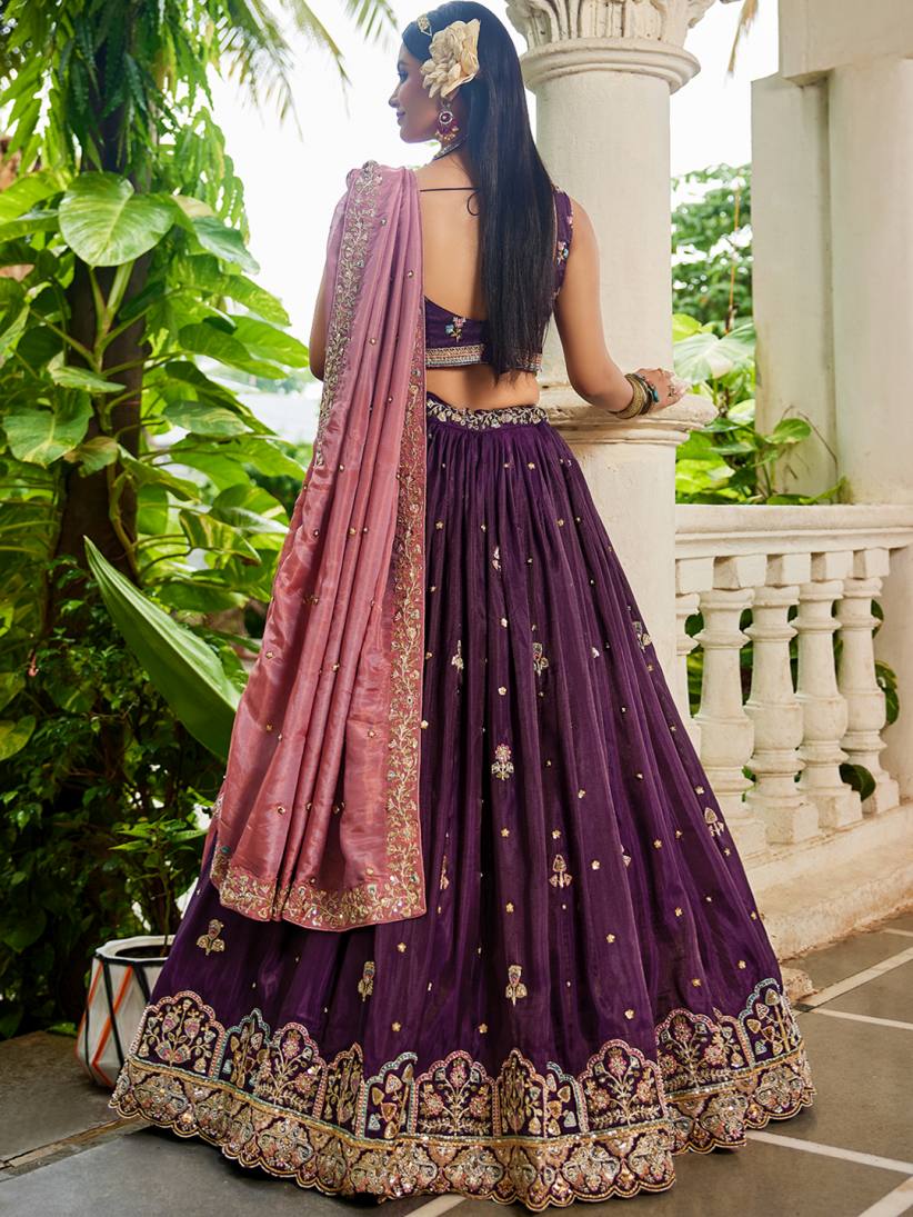Latest Semi Stitched Lehenga Choli With Dupatta.