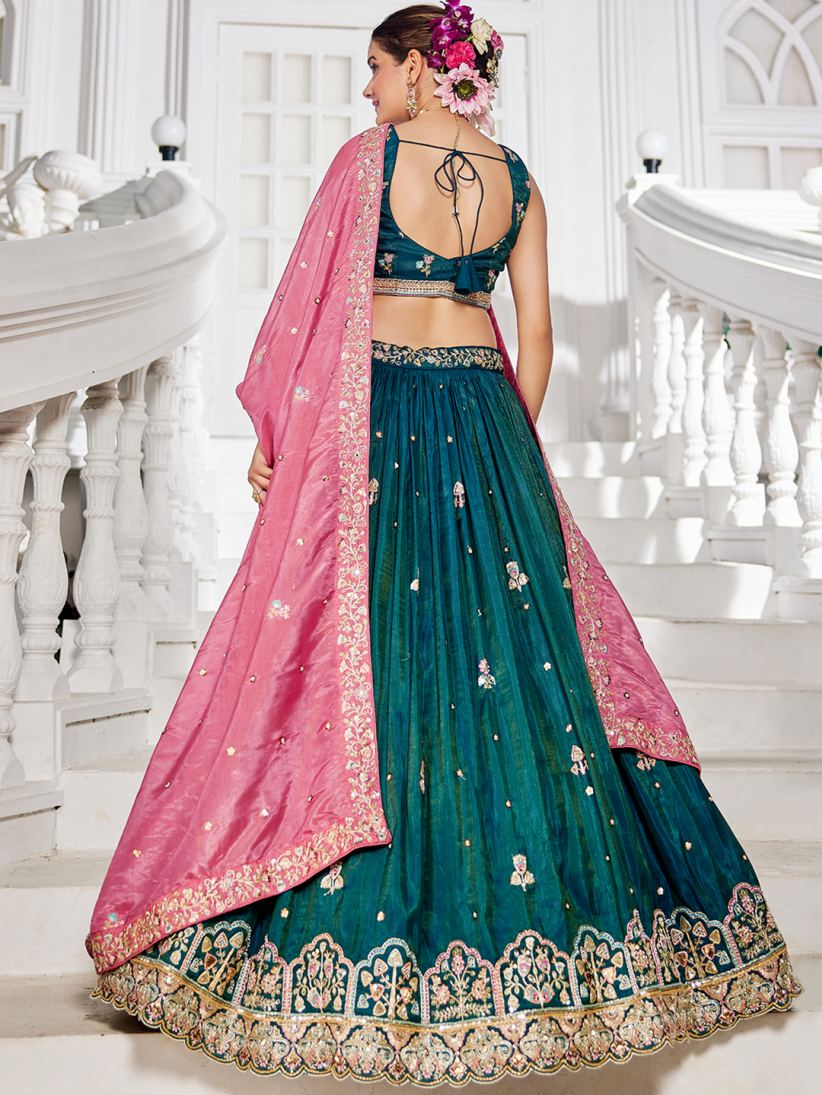 Latest Semi Stitched Lehenga Choli With Dupatta.