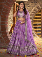 Latest Semi Stitched Lehenga Choli With Dupatta