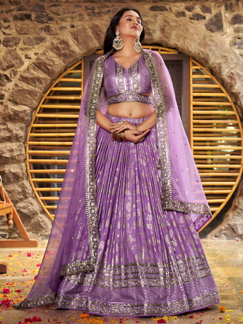 Latest Semi Stitched Lehenga Choli With Dupatta