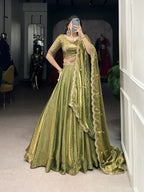 Latest Semi Stitched Lehenga Choli With Dupatta.