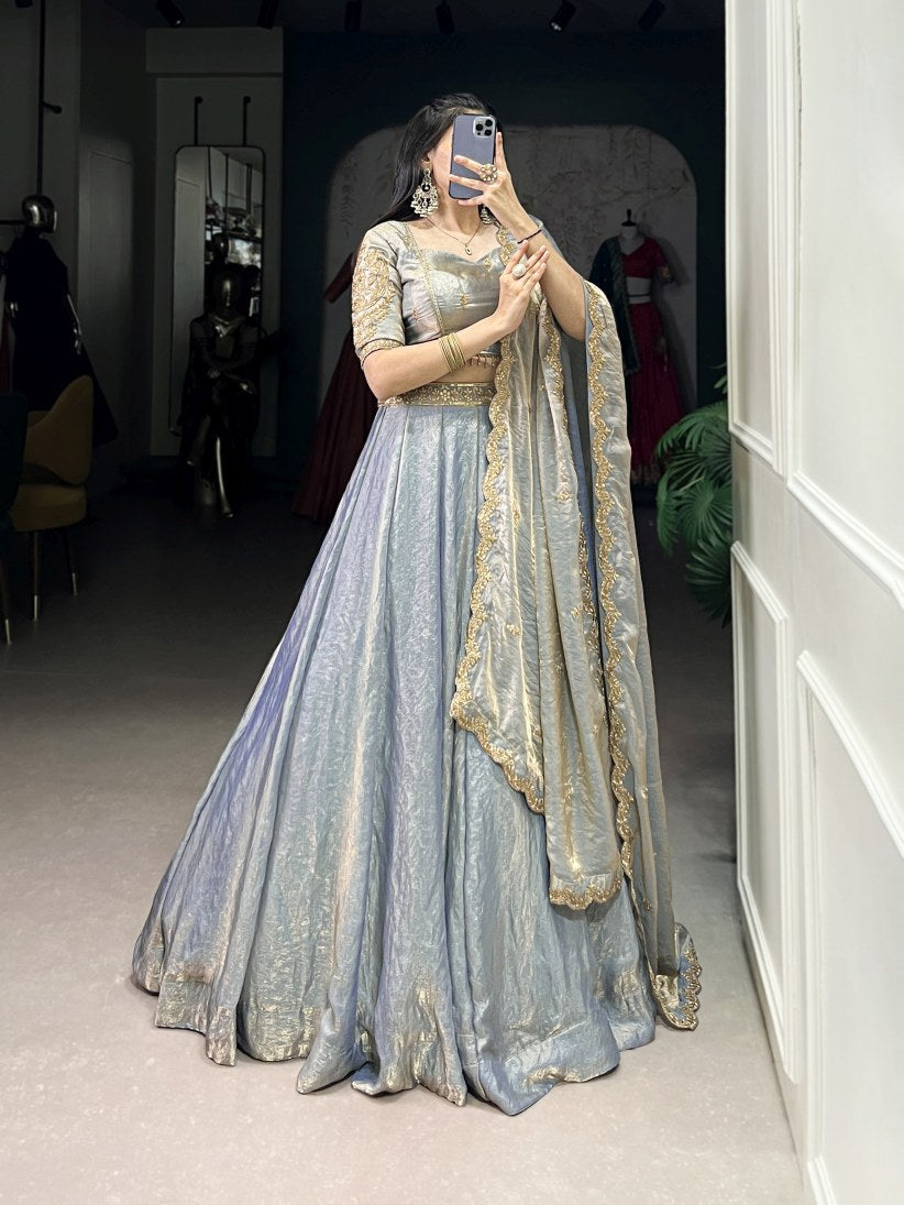 Latest Semi Stitched Lehenga Choli With Dupatta.