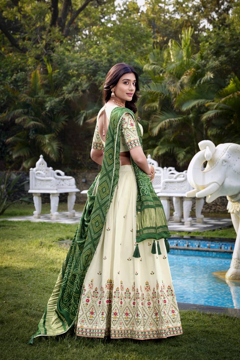 Latest Semi Stitched Lehenga Choli With Dupatta.