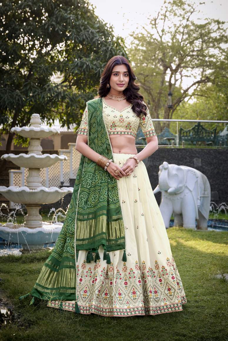 Latest Semi Stitched Lehenga Choli With Dupatta.