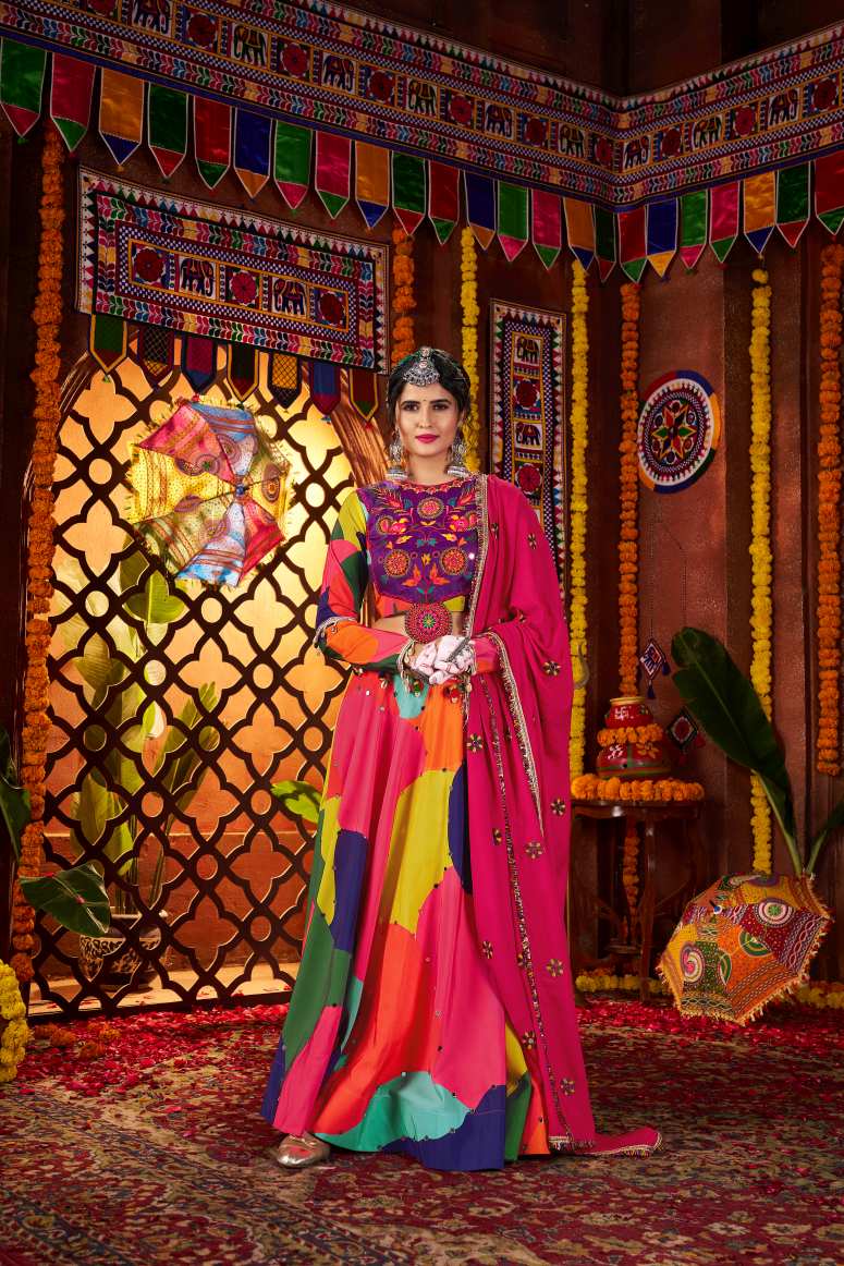 Latest Semi Stitched Lehenga Choli With Dupatta.