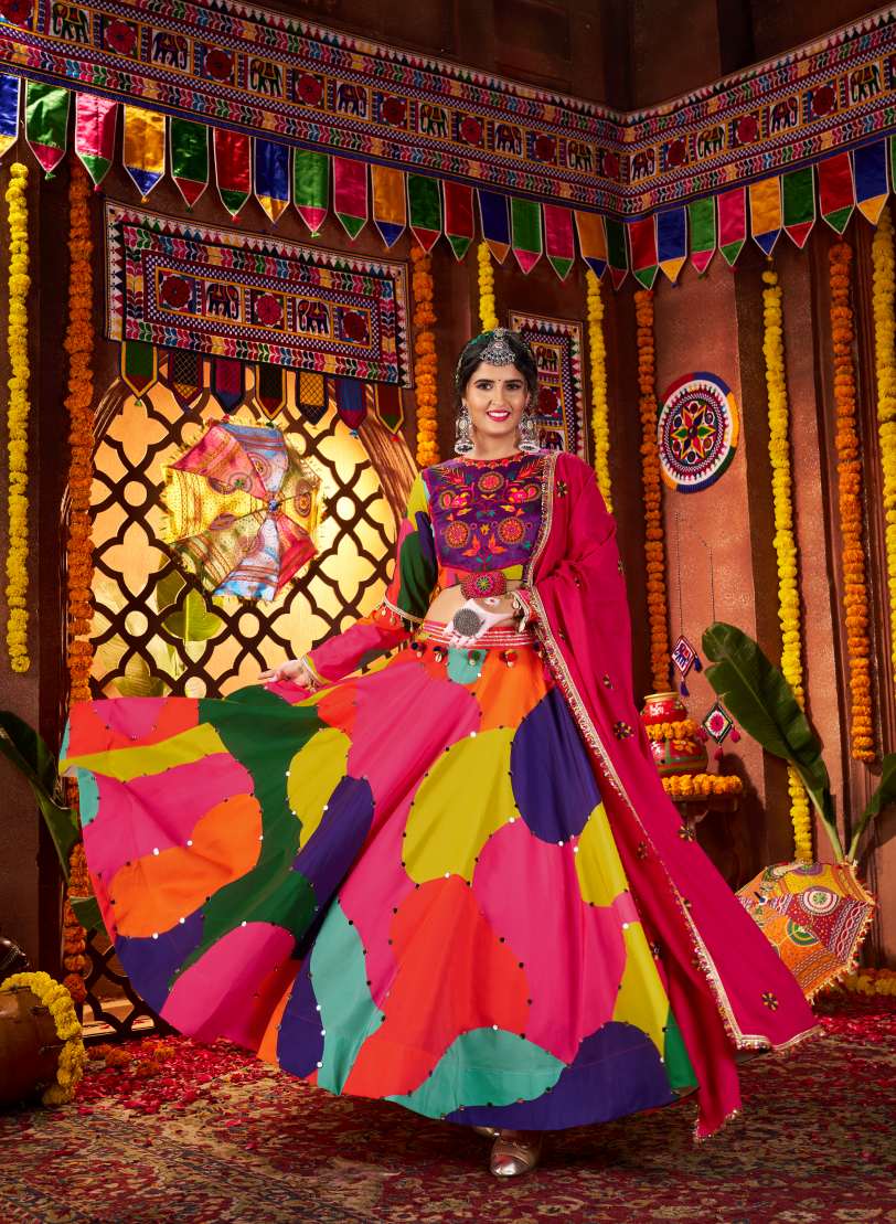 Latest Semi Stitched Lehenga Choli With Dupatta.