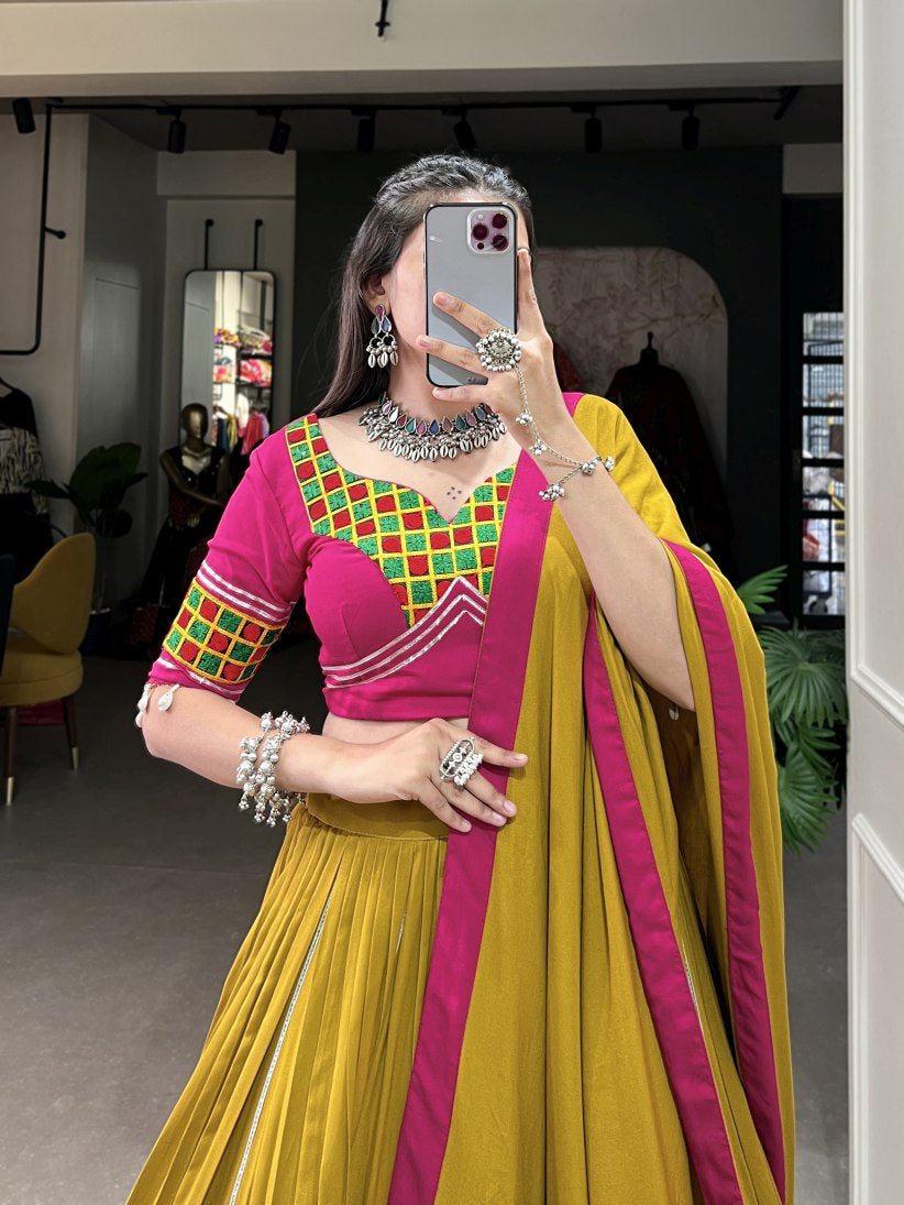 Latest Semi Stitched Lehenga Choli With Dupatta.
