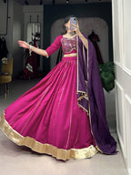 Latest Semi Stitched Lehenga Choli With Dupatta.