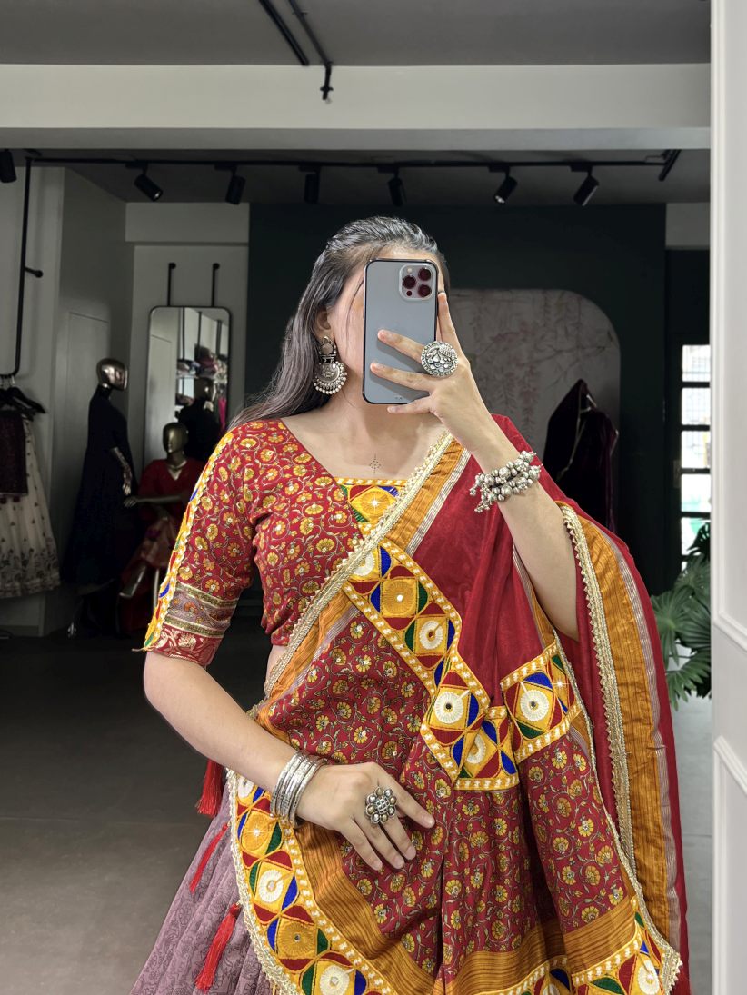 Latest Semi Stitched Lehenga Choli With Dupatta.