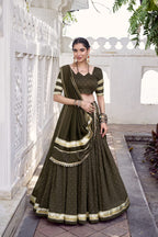 Latest Semi Stitched Lehenga Choli With Dupatta.