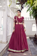Latest Semi Stitched Lehenga Choli With Dupatta.