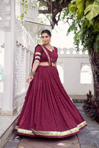 Latest Semi Stitched Lehenga Choli With Dupatta.