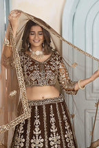 Latest Semi Stitched Lehenga Choli With Dupatta.