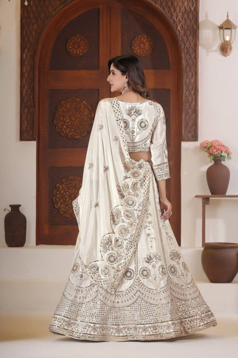 Latest Semi Stitched Lehenga Choli With Dupatta.