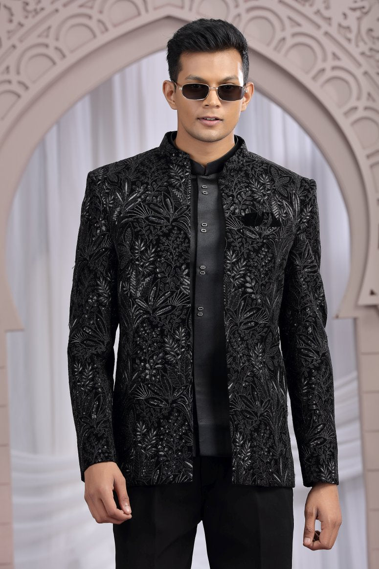 Traditional Men's Classic Jodhpuri Suit