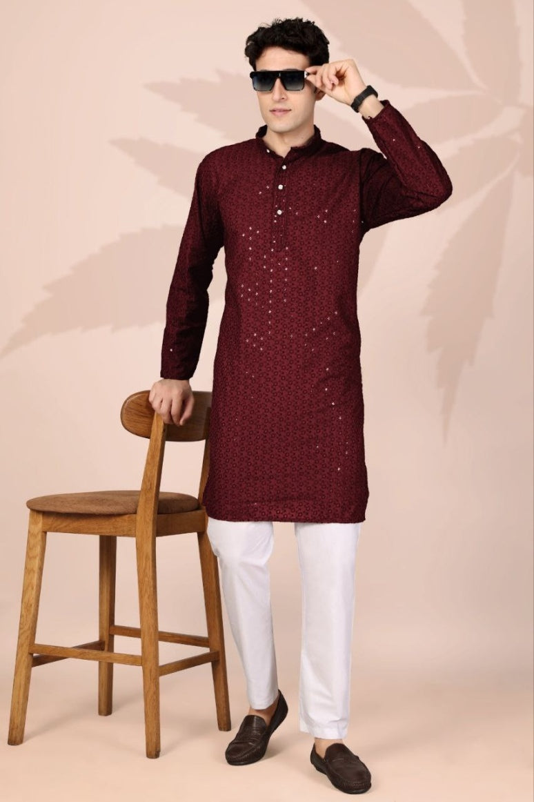 Latest Designer ReadyMade Kurta Pyjama.