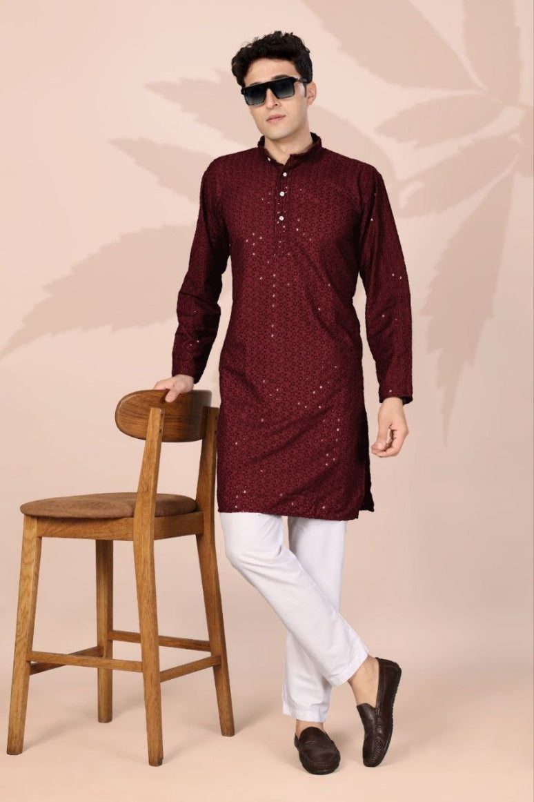 Latest Designer ReadyMade Kurta Pyjama.