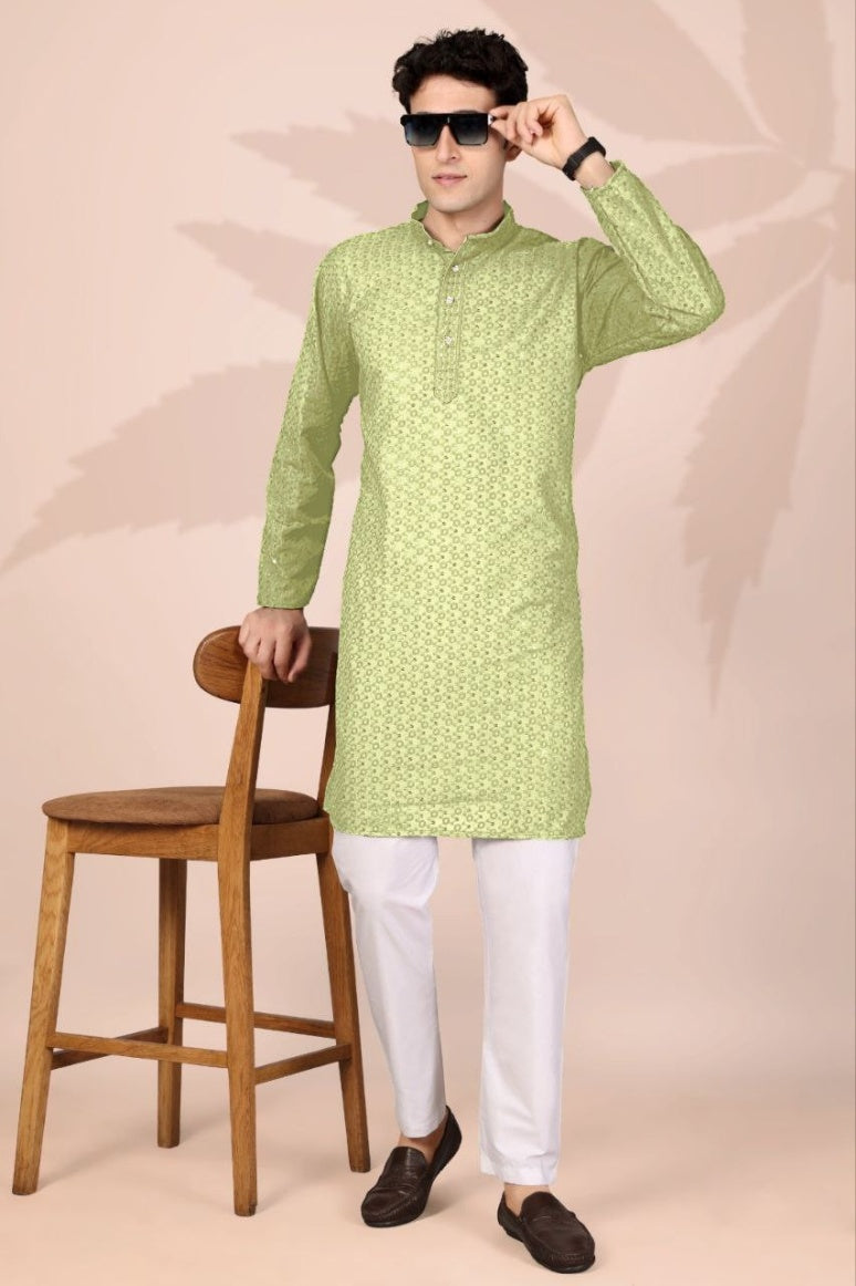 Latest Designer ReadyMade Kurta Pyjama.