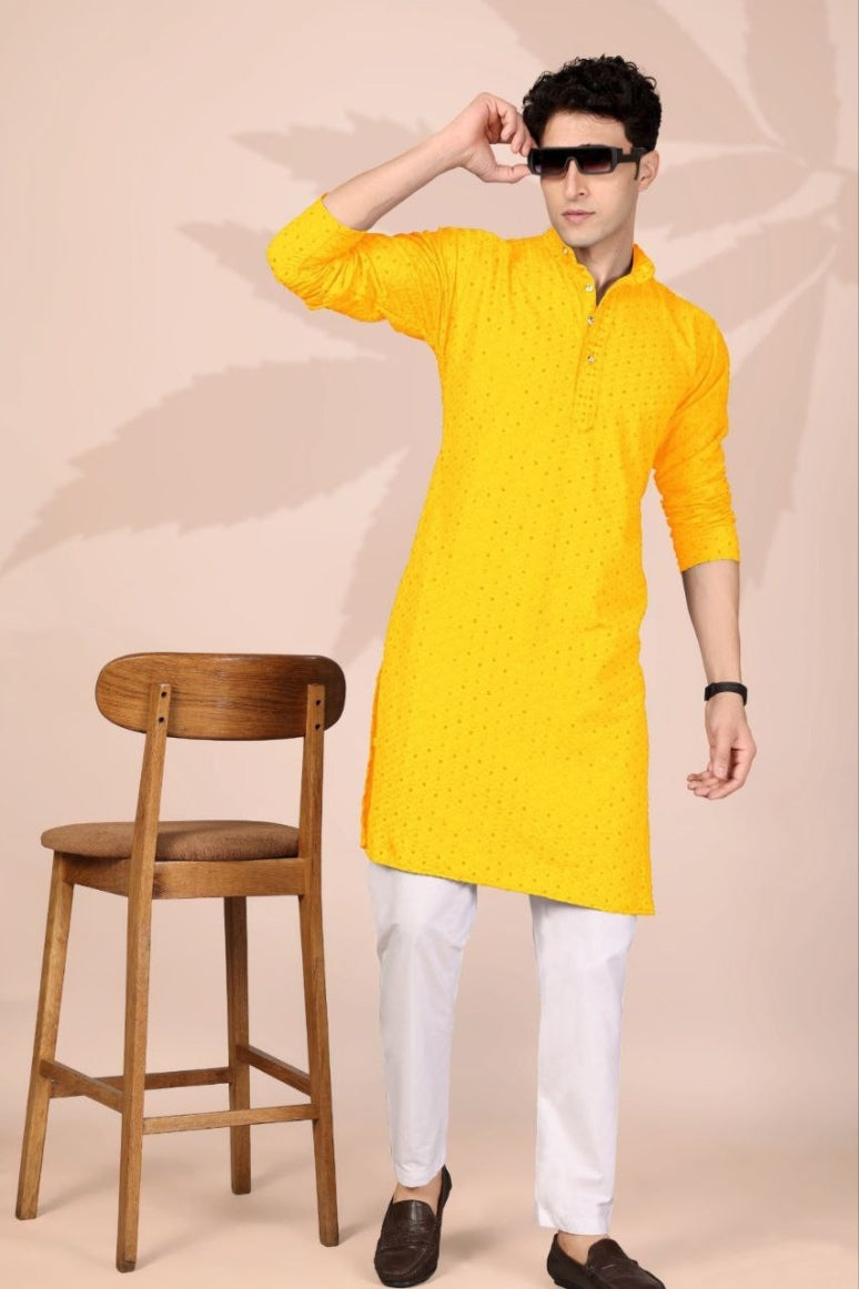Latest Designer ReadyMade Kurta Pyjama.