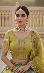 Latest Semi Stitched Lehenga Choli With Dupatta.
