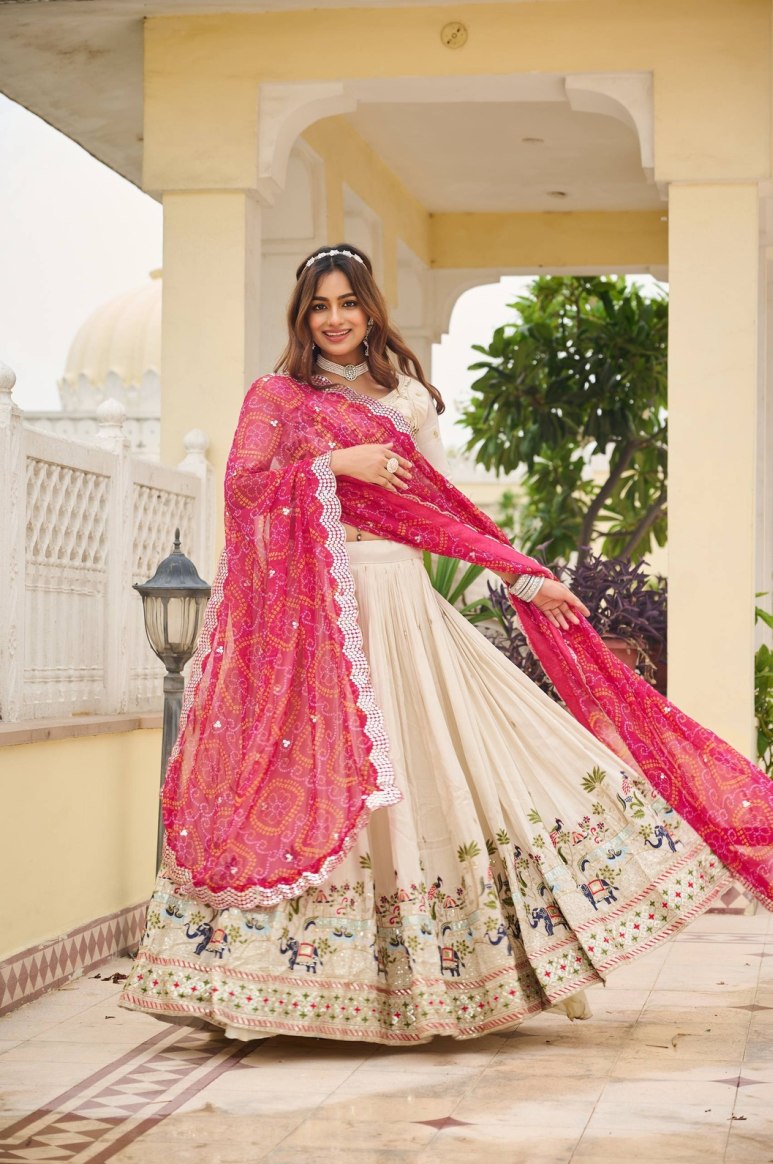 Latest ReadyMade Lehenga With Duppatta.
