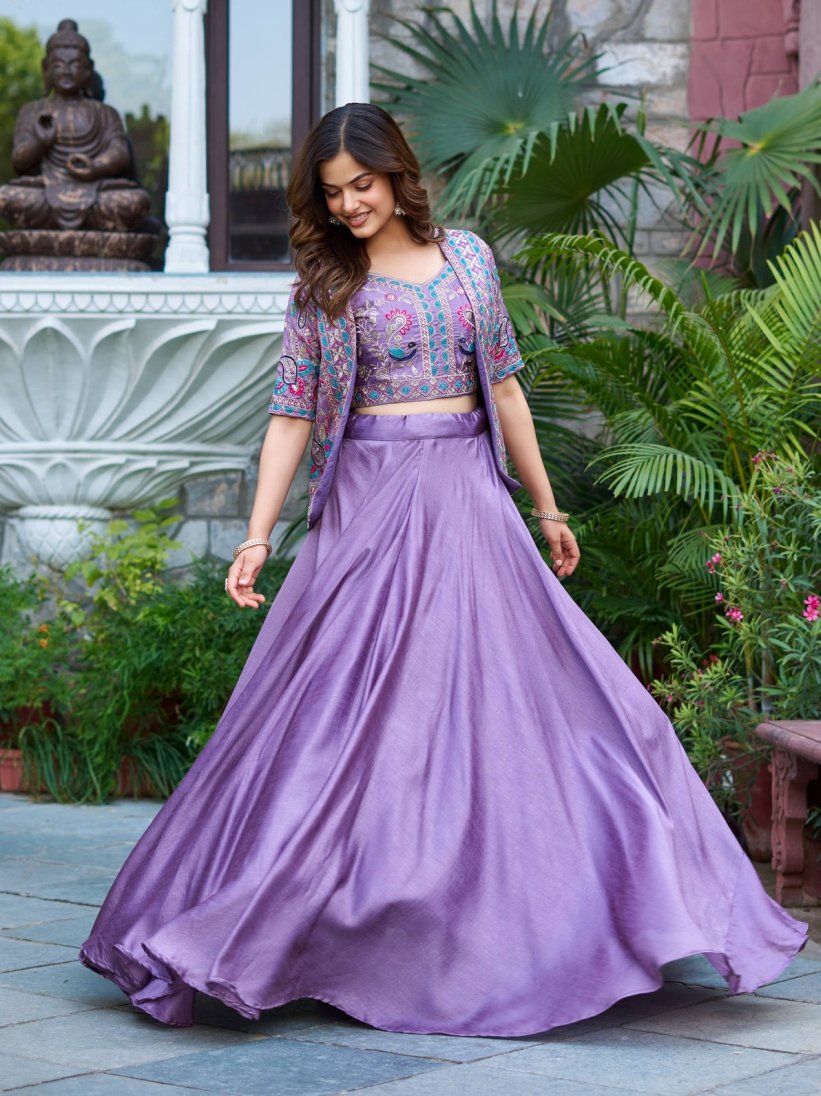 Latest Semi Stitched Lehenga Choli With Dupatta.