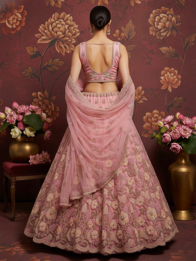 Latest Semi Stitched Lehenga Choli With Dupatta.