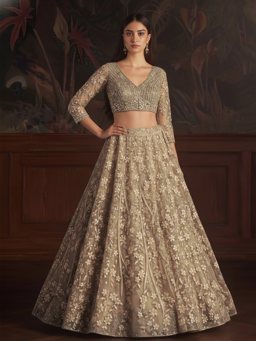 Latest Semi Stitched Lehenga Choli With Dupatta.