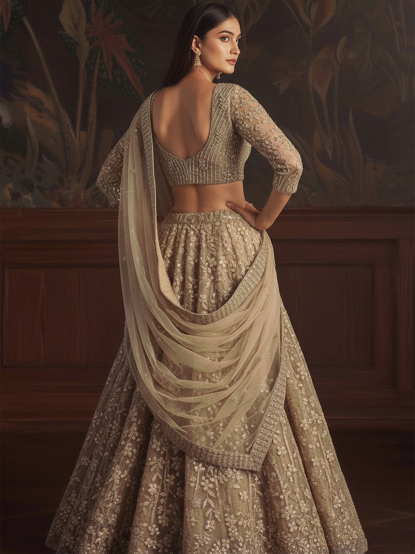 Latest Semi Stitched Lehenga Choli With Dupatta.