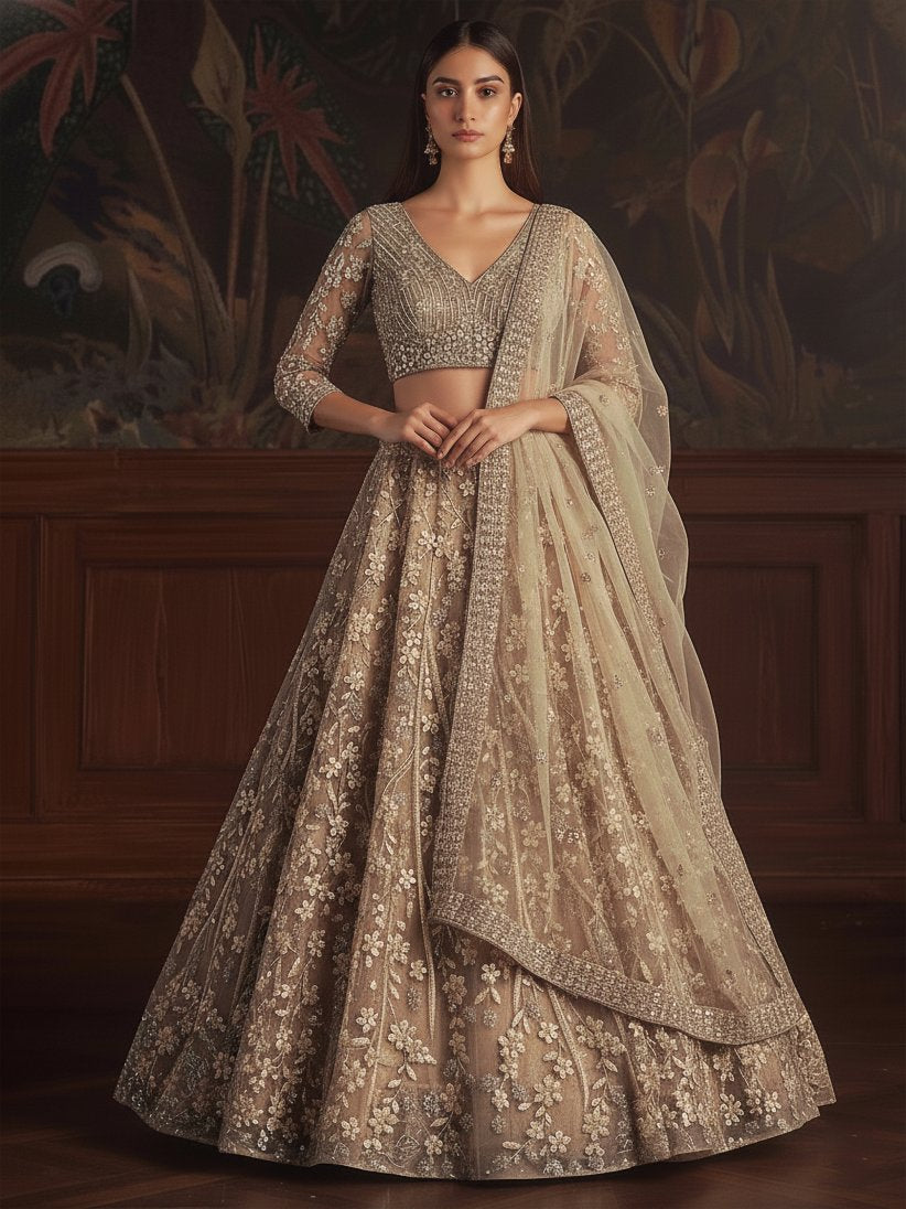 Latest Semi Stitched Lehenga Choli With Dupatta.