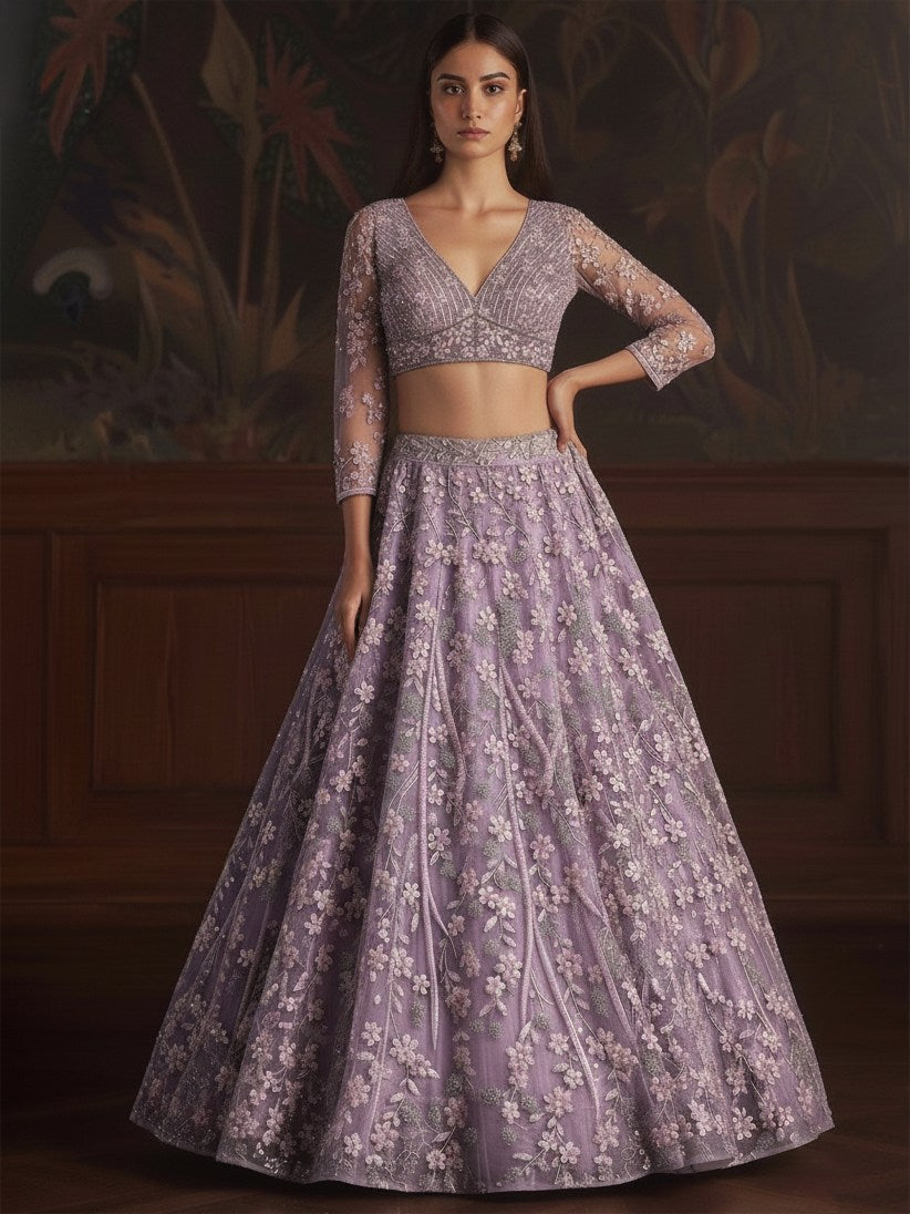 Latest Semi Stitched Lehenga Choli With Dupatta.