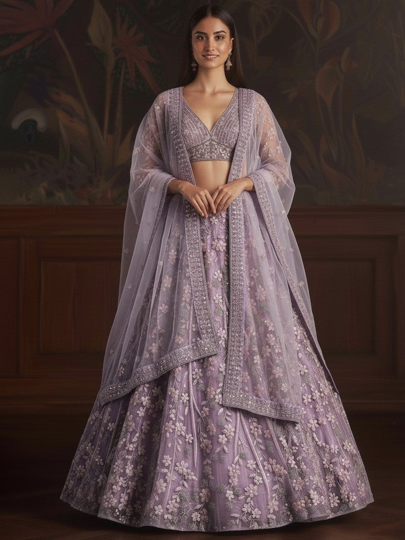 Latest Semi Stitched Lehenga Choli With Dupatta.