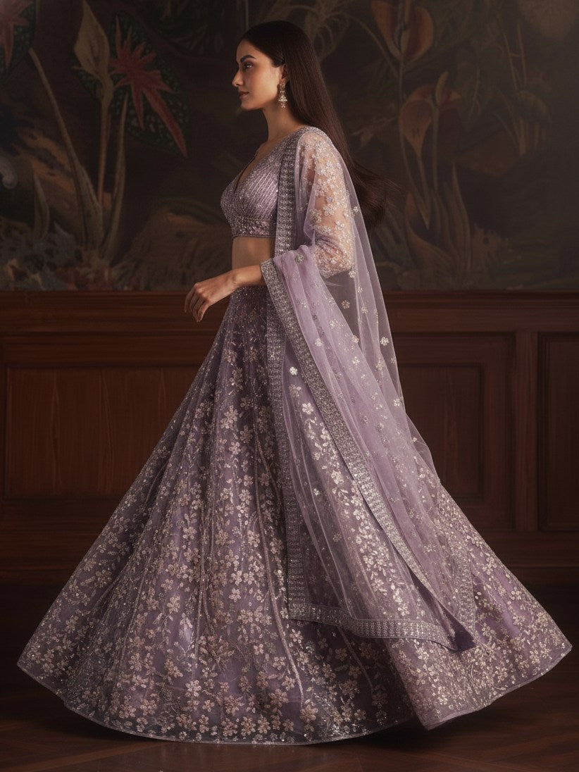 Latest Semi Stitched Lehenga Choli With Dupatta.