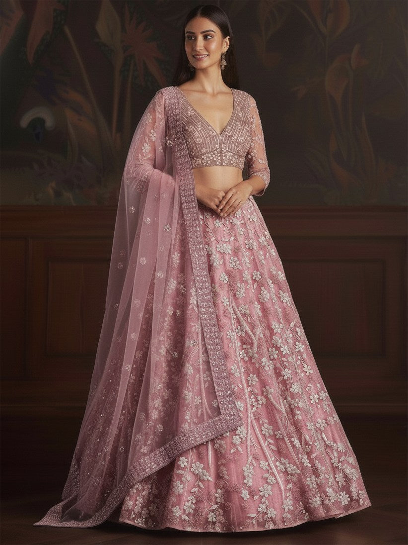 Latest Semi Stitched Lehenga Choli With Dupatta.