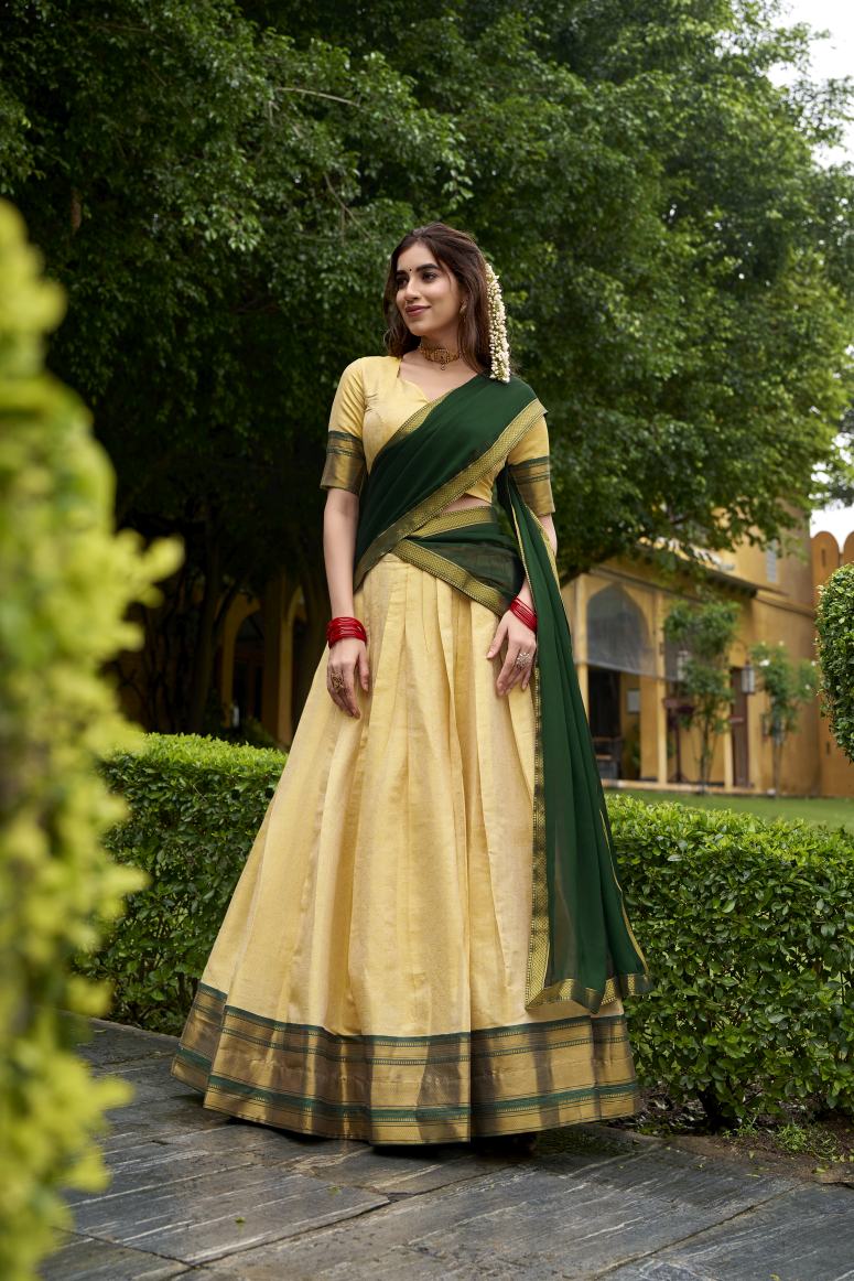 Latest Semi Stitched Lehenga Choli With Dupatta.