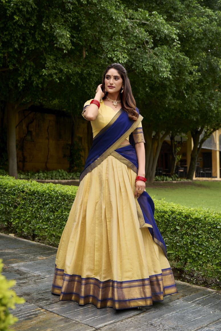 Latest Semi Stitched Lehenga Choli With Dupatta.