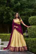 Latest Semi Stitched Lehenga Choli With Dupatta.