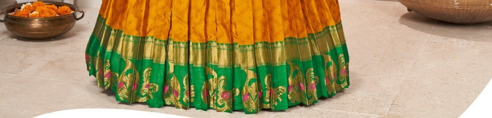New Semi Stitiched Banarasi Lehenga Choli
