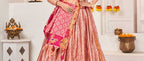 New Semi Stitiched Banarasi Lehenga Choli