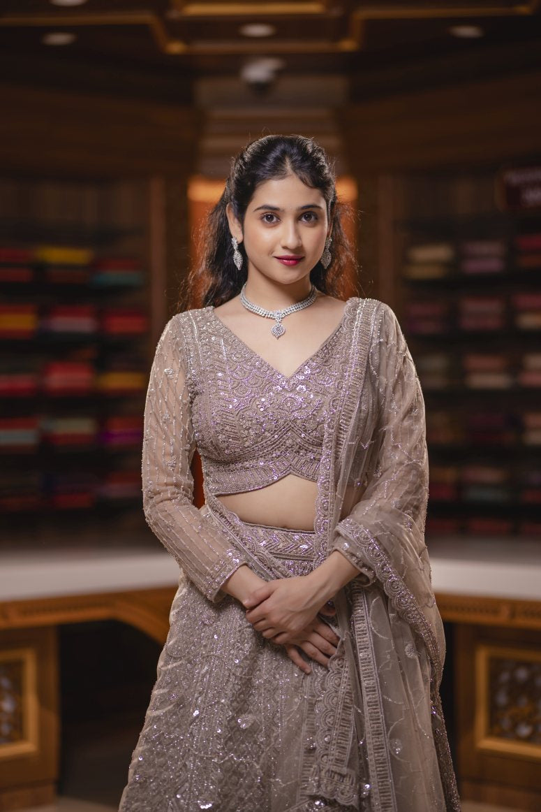 Latest ReadyMade Bridal Lehenga Choli With Dupatta.