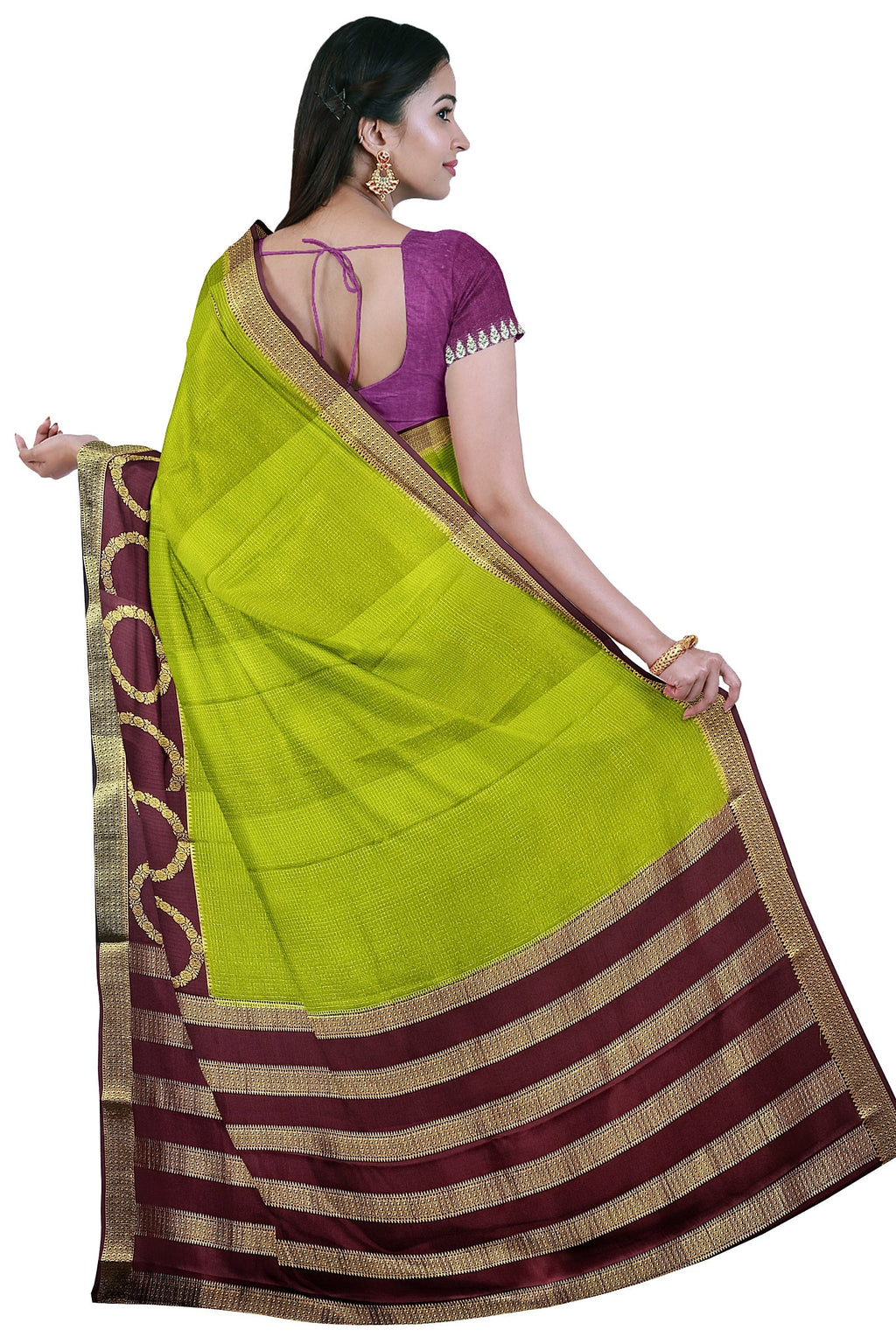 Pure Mysore Silk Crape Sarees