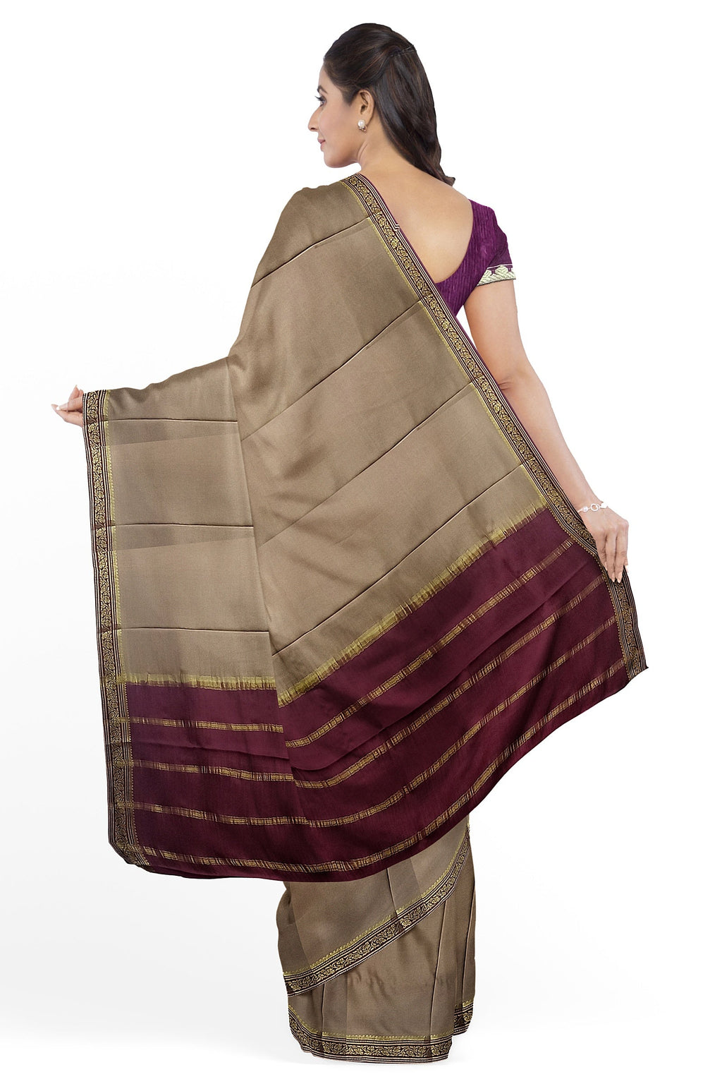 Pure Mysore Silk Crape Sarees
